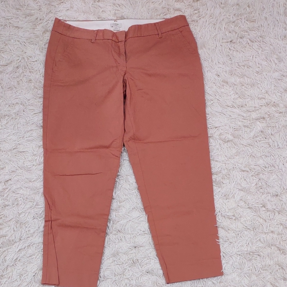Rust Orange Cropped Pants